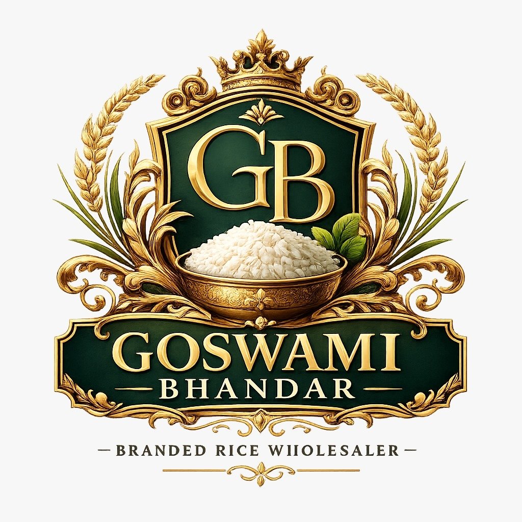 Goswami Bhandar Crest Logo